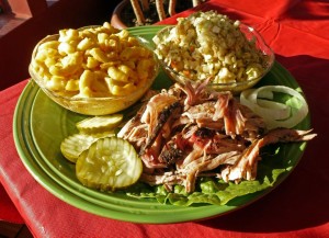 Pork Plate with two of our house-made sides